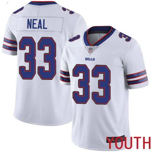 Youth Buffalo Bills 33 Siran Neal White Vapor Untouchable Limited Player NFL Jersey